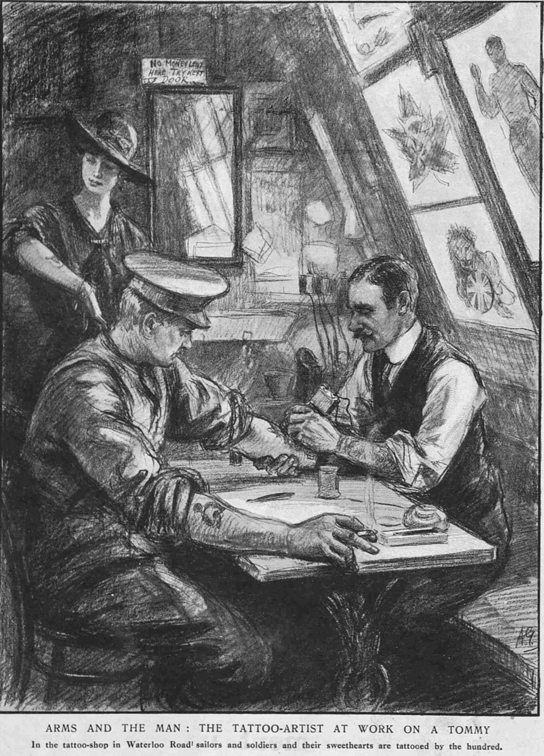 'Warrior decorated at Waterloo Road' The Graphic, July 21st 1917